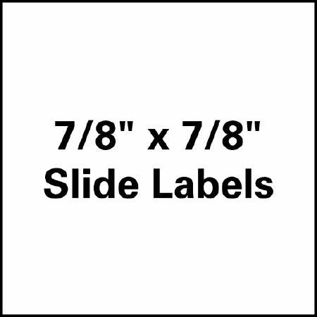 Timemed - Blank Label Laboratory Use White 7/8 X 7/8 Inch - MRS-78