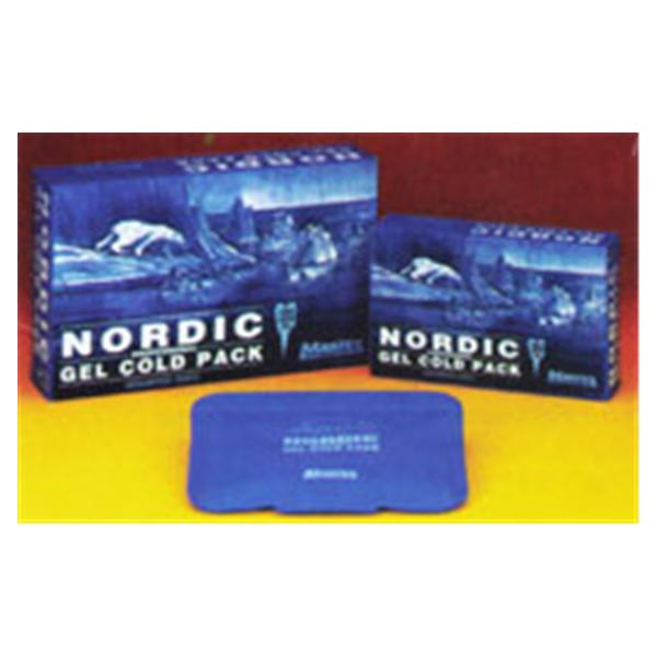 Mastex Industries Pack Cold Nordic Quarter Size Gel/Vinyl Reusable Blue 5X7" Ea - ICE50