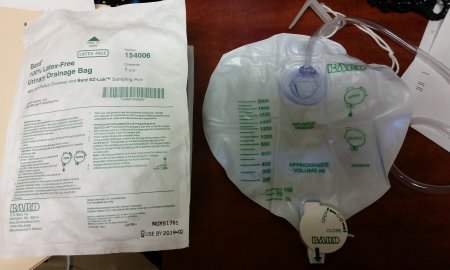 Bard - Urinary Drain Bag Anti-Reflux Valve 2000 mL Vinyl - 154006