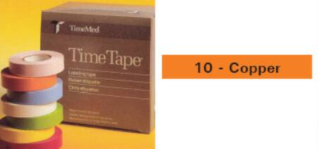 Time - Blank Label Tape Multipurpose Label Copper Vinyl 1/2 X 500 Inch - T-512-10