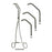 Miltex-Integra Forcep Atraumatic Debakey-Satinsky 9-1/4" Small Stainless Steel Ea - 24-2100