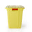 BD - Chemotherapy Waste Container 23-1/2 H X 20 W X 14-3/4 D Inch 17 Gallon Yellow Base / Translucent Lid Vertical Entry Gasketed Hinged Lid - 305614