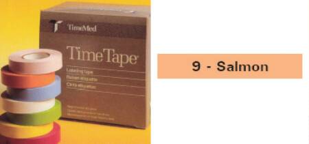 Precision Dynamics Time Blank Label Tape Multipurpose Label Without Legend Salmon 1/2 X 500 Inch - T-512-9