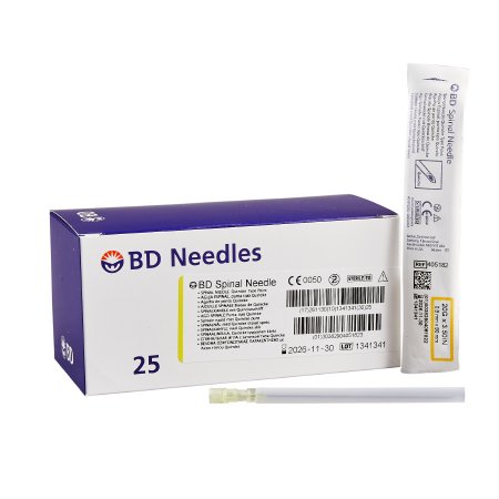 BD - Spinal Needle Quincke Style 20 Gauge 3-1/2 Inch - 405182