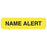 Tabbies Labels "Name Alert" , Fluorescent Chartreuse  - 1-1/4"W x 5/16"H, 500 per Roll - MAP345