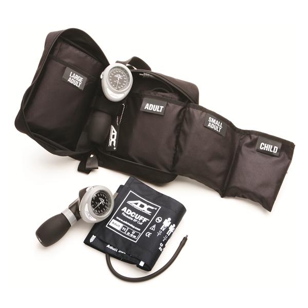 American Diagnostic Corp. Kit Bp Cf Multikuf 8X6X3.5" Inf/Chld/Adlt Sz 9-12 Arm 300Mmhg Nvy Ea - 732-N