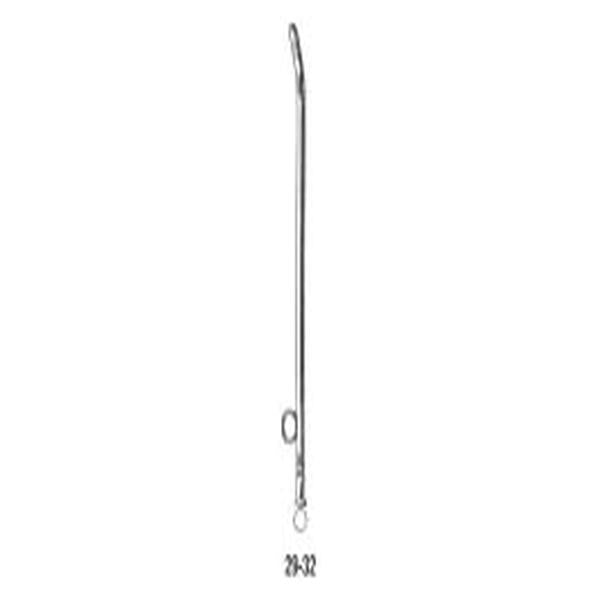 Miltex-Integra Catheter Urethral Obstetrical 5-3/4" 14Fr Stainless Steel Ea - 29-32-14