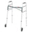Fabrication Enterprises - Dual Release Folding Walker Adjustable Height Aluminum Frame 350 lbs. Weight Capacity 25 to 32 Inch Height - 43-2122