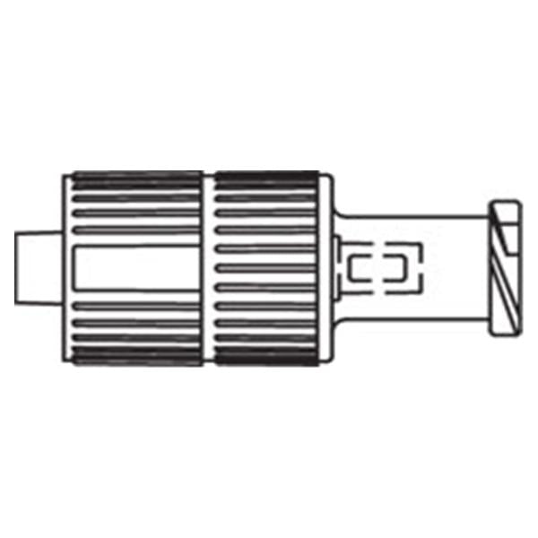 Smiths Medical ASD Valve 2-Way Nu-Site Needleless 0.3Ml Male/Female Luer Lock With Cap 1" 100/Case - MX743