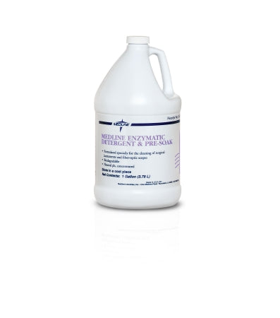 Medline - Enzymatic Instrument Detergent Liquid Concentrate 1 gal. Jug Fresh Scent - MDS88000B91