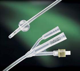 Lubri-Sil - Foley Catheter 3-Way Standard Tip 5 cc Balloon 20 Fr. Hydrogel Coated Silicone - 70520L