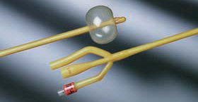 Lubri-Sil - Foley Catheter 3-Way Standard Tip 5 cc Balloon 24 Fr. Hydrogel Coated Silicone - 70524L