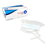Dynarex - Surgical Mask with Eye Shield Pleated Tie Closure One Size Fits Most White NonSterile ASTM Level 1 Adult - 2206