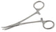 Medline - Mosquito Forceps Halsted 5 Inch Length Floor Grade Stainless Steel NonSterile Ratchet Lock Finger Ring Handle Curved - MDS10525