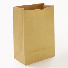 Lagasse General Supply Grocery Bag Brown Kraft Paper 1/6 57 lbs. - BAGSK1657