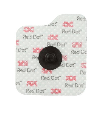 3M Red Dot - ECG Snap Electrode Monitoring Radiolucent Cloth Backing 5 per Pack - 2660-5