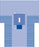 Proxima - Abdominal Drape Laparotomy T-Drape 78 W X 102 W X 121 L Inch Sterile - DYNJP3003