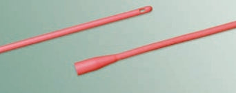 Bard Bardia Urethral Catheter Round Tip Red Rubber 22 Fr. 16 Inch - 802422