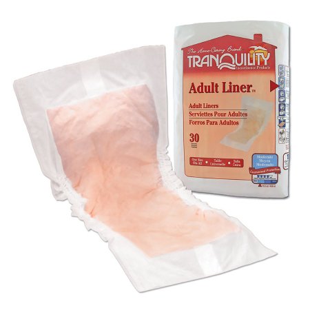 Tranquility - Bladder Control Pad 9 X 24 Inch Heavy Absorbency Superabsorbant Core One Size Fits Most Adult Unisex Disposable - 2078