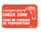 BeSafe Messaging Bilingual Wall Decals - Red, 6" x 9", Pack of 3