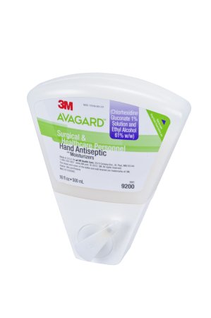 3M Avagard Surgical Scrub 16 oz. Dispenser Refill Bottle 1% - 61% CHG (Chlorhexidine Gluconate) / Ethyl Alcohol - 9200