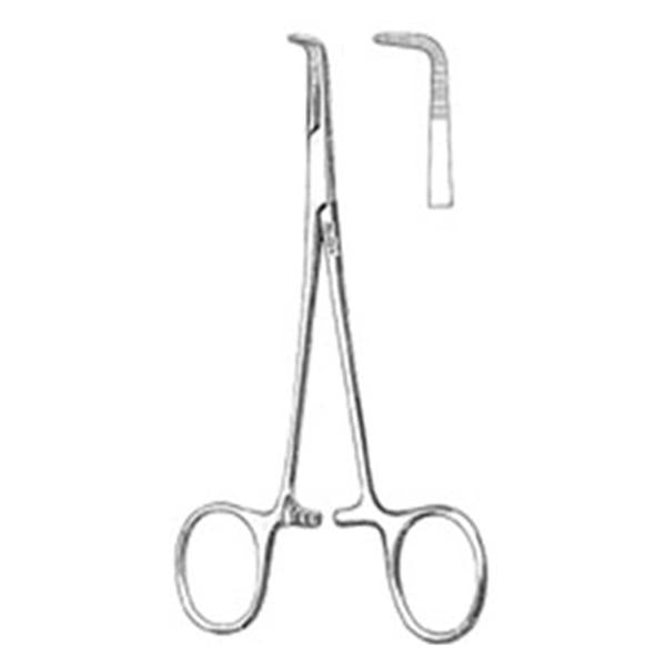 Miltex-Integra Forcep Hemostatic Mixter 5-1/4" Serrated Curved Stainless Steel Ea - 7-210