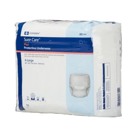 Cardinal Sure Care Adult Absorbent Underwear Pull On X-Large Disposable Heavy Absorbency - 1625