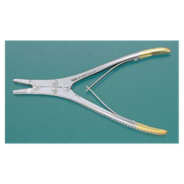 Miltex-Integra Puller Pin/Wire 7" Double Action 4Mm Wide Jaws Ss/Tc Rsbl Ea - 27-164TC