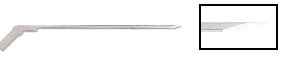Stradis Medical Professional Myringotomy Knife Juvenile Flat Handle Sterile Disposable - B7122