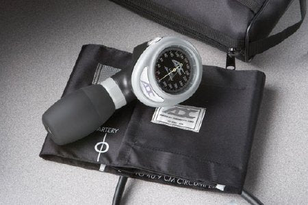 American Diagnostic Corp Diagnostix 703 Series Aneroid Sphygmomanometer Palm Style Hand Held 1-Tube Child Size Palm - 703-10SABK
