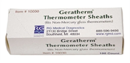 Geratherm - Oral Thermometer Probe Cover For use with Mercury Free Glass Thermometer 100 per Box - 10030