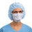 O&M Halyard - Surgical Mask Duckbill Tie Closure One Size Fits Most Blue NonSterile Not Rated Adult - 48220