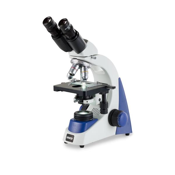 Unico Binocular Microscope Mechanical Stage Plan 4/10/40/100X Objective Ea - G380PL