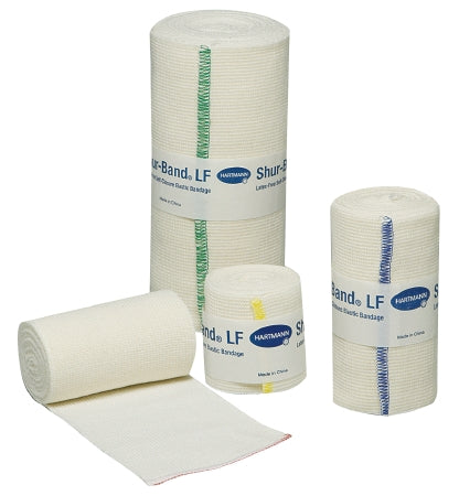 Shur-Band LF - Elastic Bandage 4 Inch X 5 Yard Standard Compression Single Hook and Loop Closure Natural Sterile - 59940000
