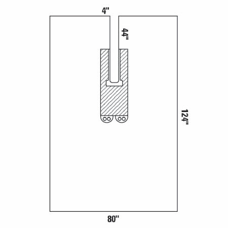 O&M Halyard - Surgical Drape U-Drape 80 W X 124 L Inch Sterile - 89079