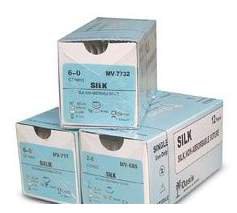 Sofsilk - Suture without Needle Braided Silk Nonabsorbable Coated Size 0 24 Inch Suture - S-346