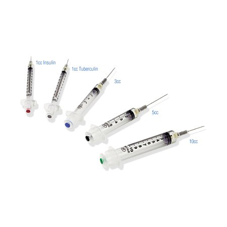VanishPoint - Syringe with Hypodermic Needle 10 mL 21 Gauge 1-1/2 Inch Regular Wall Retractable Safety Needle - 11061