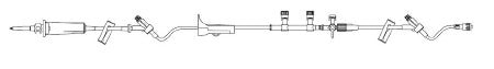 Braun - Anesthesia IV Administration Set 15 Drops / mL Drip Rate 122 Inch Tubing 2 Ports - 352393