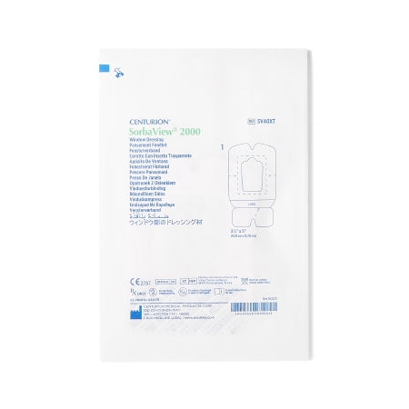 Sorbaview SHIELD - Window Dressing Fabric / Film 3-3/4 X 6-1/4 Inch Sterile - Medline - SV40XT