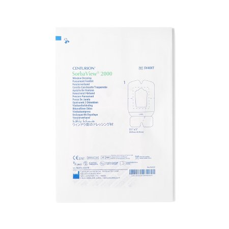 Sorbaview SHIELD - Window Dressing Fabric / Film 3-3/4 X 6-1/4 Inch Sterile - SV40XT
