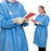 Cardinal ChemoPlus Chemotherapy Procedure Gown Large Unisex NonSterile Blue - CT5503