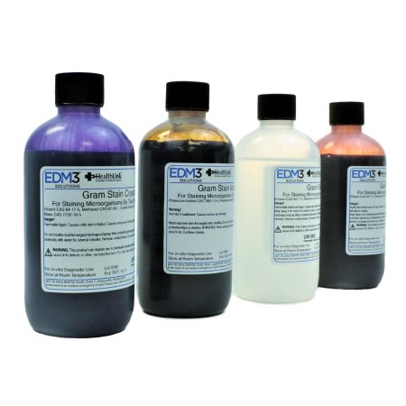 EDM 3 - Gram Stain Set 4 X 8 oz. - 400340