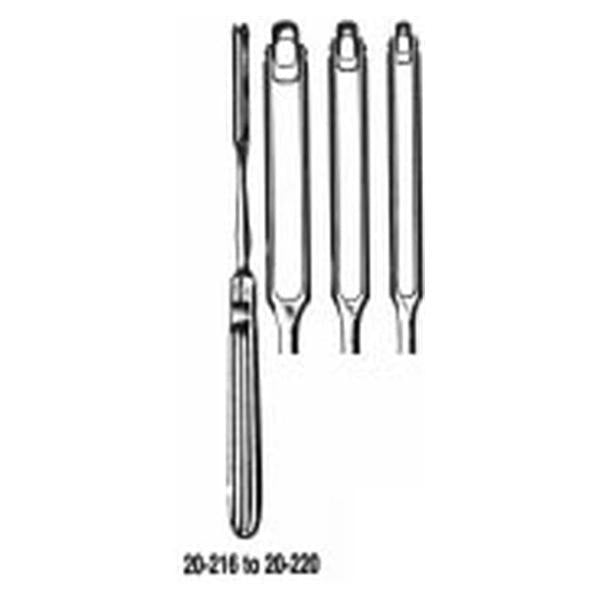 Miltex-Integra Knife Swivel Ballenger 7-3/4" Straight 4Mm Tip Stainless Steel Ea - 20-218