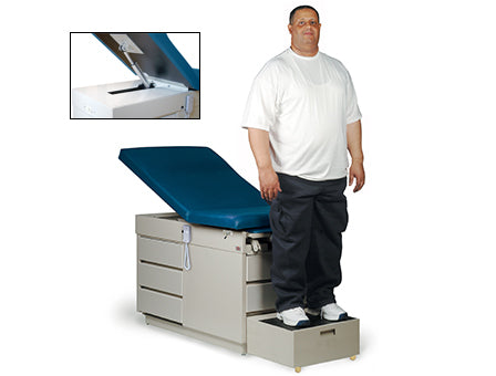 Hausmann X-L Power-Back Exam Table - 54"-72" x 30" x 33"