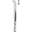 Sklar Sklar Tissue Forceps Kantrowitz 9-3/4 Inch Premium OR Grade Stainless Steel NonSterile NonLocking Thumb Handle Curved Serrated Tips w/1 X 2 Teeth - 52-3597