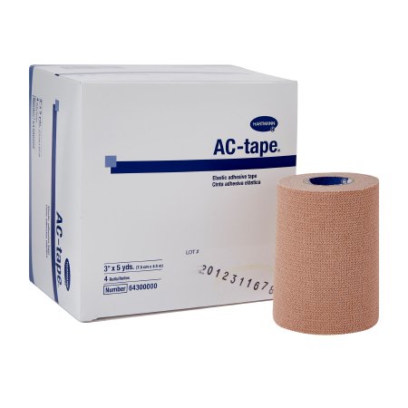AC-tape - Athletic Tape Mid-Strength Adhesive Cotton 3 Inch X 5 Yard Tan NonSterile - 64300000