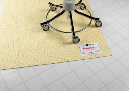 Aspen Surgical Products SurgiSafe Specialty Absorbent Floor Mat 36 X 40 Inch Yellow - 83630-2