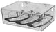 Bowman - PPE Dispenser BOWMAN Wall Mount 6 Pair Capacity Clear 3.45 X 6.91 X 9.25 Inch PETG Plastic - CP-072