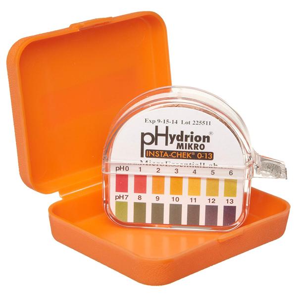 Micro Essential Labs Inc Hydrion Mikro Ph Test Strip 0-13 Range Ea, 10 Ea/Ca - M-1313