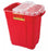 Becton Dickinson Sharps Container 2-Piece 18-1/2 H X 17-3/4 W X 11-3/4 D Inch 9 Gallon Red Hinged Lid - 305615